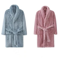 autumn winter kids sleepwear robe boys flannel warm bathrobe girls 4 18 years teenagers children pajamas baby teen jacket coat