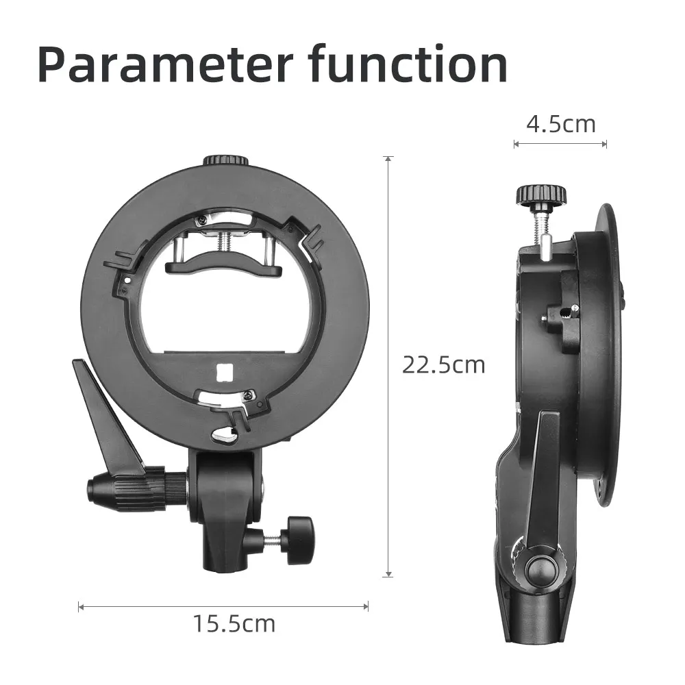Кронштейн S типа Godox Bowens держатель для вспышки Speedlite софтбокса тарелки красоты - Фото №1