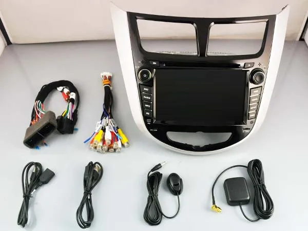 Автомобильный мультимедийный плеер RoverOne для Hyundai Verna Solaris Accent I25 Android 10 0 сенсорный