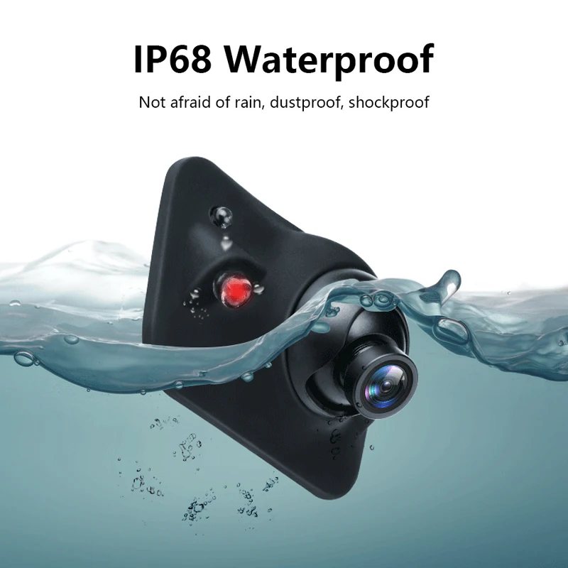 Автомобильная камера заднего вида с 2 светодиодами камерой Переднего Вида и