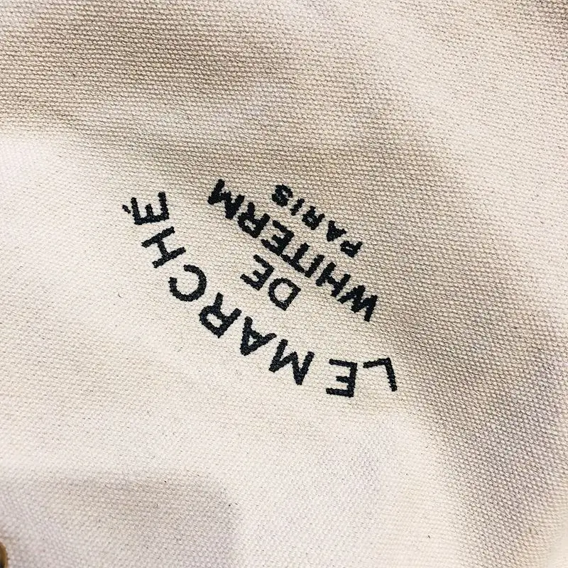 

Women Casual Handbags Shoulder Bags Environment friendly Portable Letter Pattern Student Bags Shopping Bag