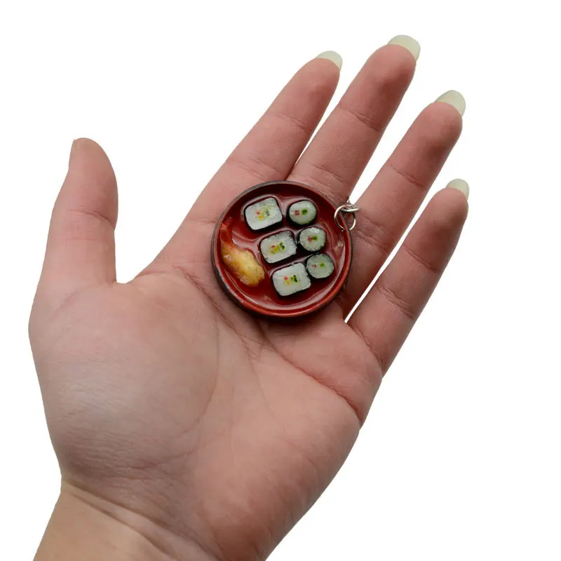 4pcs/lot edible miniature japanese food 1/6 Scale Sushi Rice Roll for Dollhouse Decor Pretend bjd kitchen toy | Игрушки и хобби