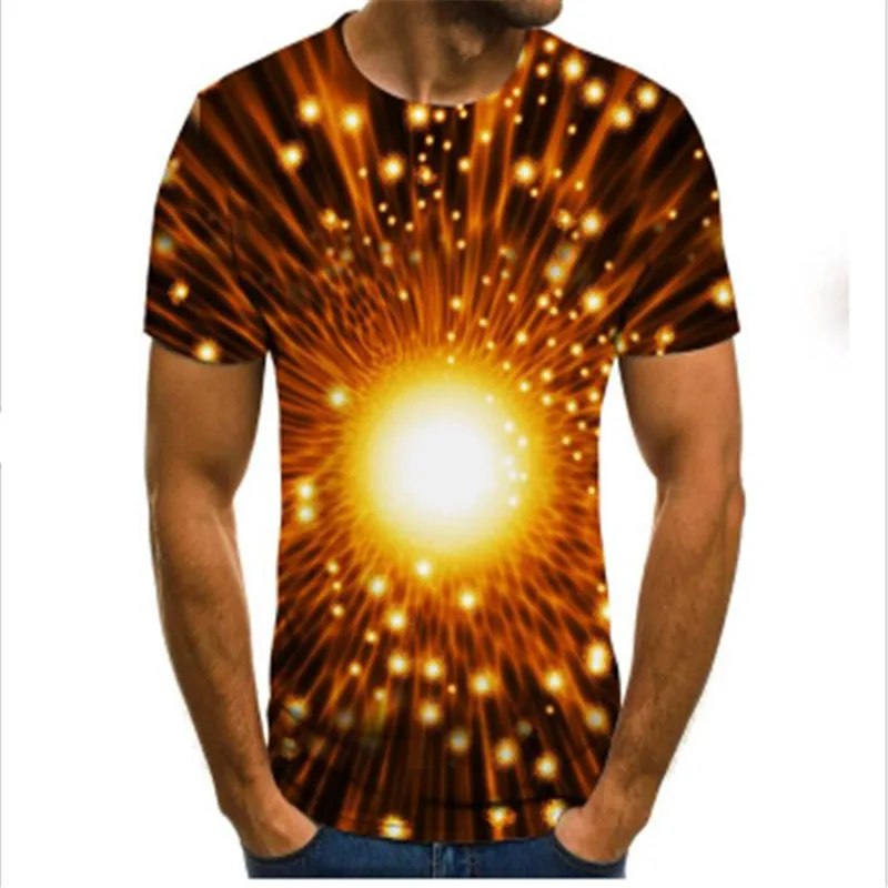 

Summer Harajuku new creative style 3D T-shirt with fashionable short-sleeved funny man hip-hop fashion casual men's T-shirt