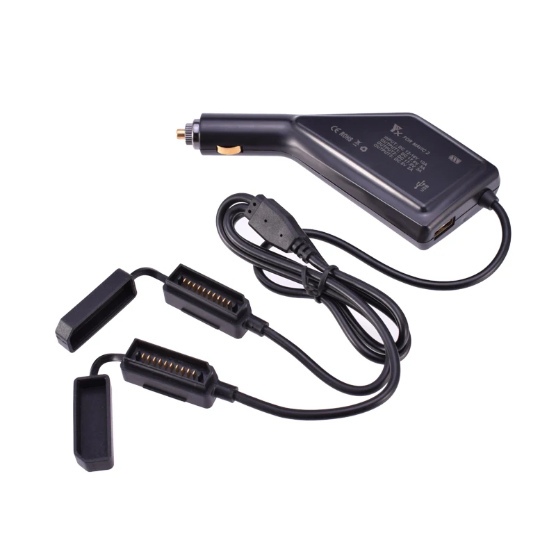 YX 2 в 1 Автомобильное зарядное устройство с USB портом зарядка аккумулятора для