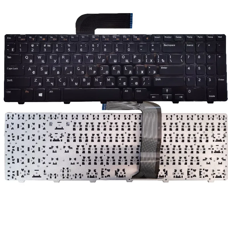RU черная новая клавиатура для ноутбука DELL N5110 Inspiron 15R Ins15RD 2528 2728 2428 M501Z M5110 M511R с