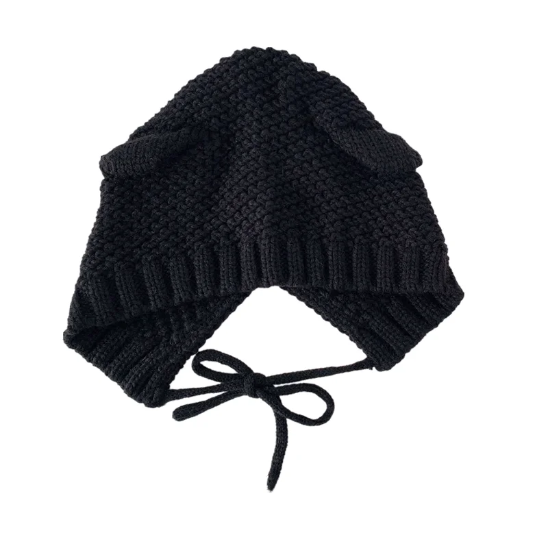 

Japanese Autumn and Winter Sweet Cute Cat Ears Knitted Woolen Cap Female Ear Protection Ins Korean Style All-Match Hot Selling