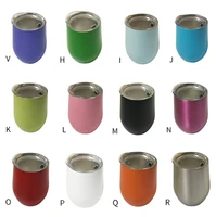 wholesale beer swig 12oz wine tumbler stainless steel wine glass egg cup 2 layers vacuum insulated beer mug wedding party gifts