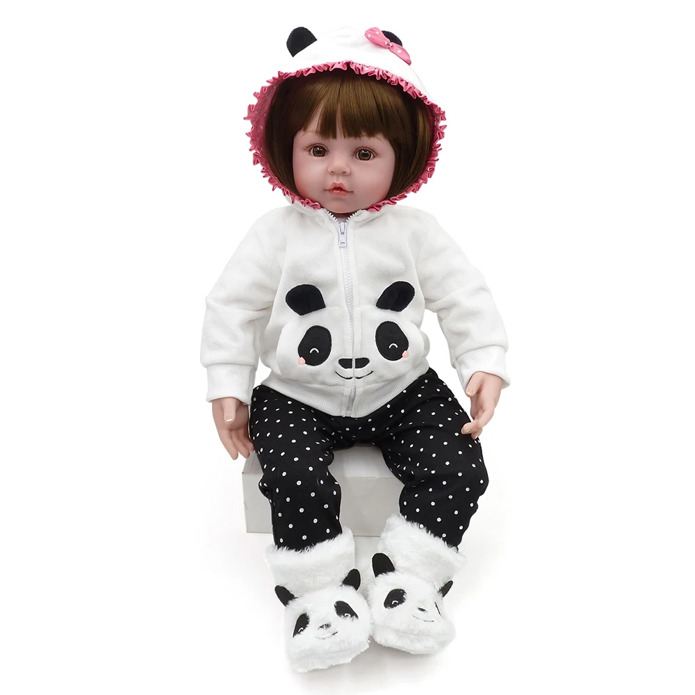 Кукла реборн силиконовая Реалистичная кукла из винила и полипропилена 24 дюйма с