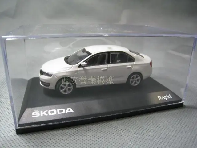 ABREX 1/43 масштаб SKODA RAPLD литой металлический автомобиль модель игрушки для коллекции, подарок, дети