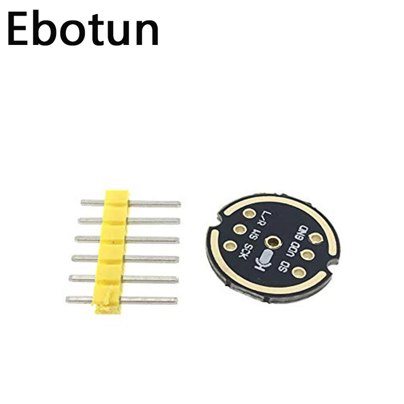 Модуль микрофона Omnidirectional с интерфейсом I2S INMP441 MEMS высокой точности, низким энергопотреблением и ультрамаленьким объемом для ESP32.