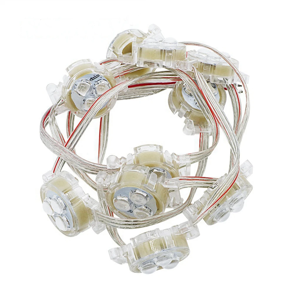 

SZYOUMY DC12V светодиодный модуль точечного освещения 3 светодиода 5050 SMD RGB Водонепроницаемый IP67 30 мм диаметр белый/синий/зеленый/красный