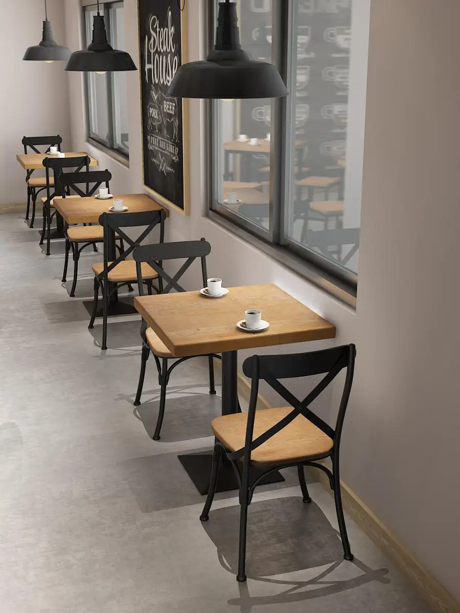 Американский Ретро кованый крест стул бар Ресторан обеденный ресторан