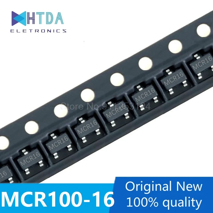 

100pcs/lot MCR100-6 MCR16 100-16 SOT23 In Stock