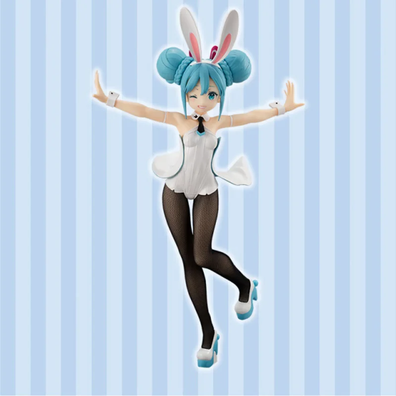 Оригинальная фигурка Furyu SP VOCALOID MIKU Bunny Girl Ver. ПВХ экшн фигурки модели игрушки аниме
