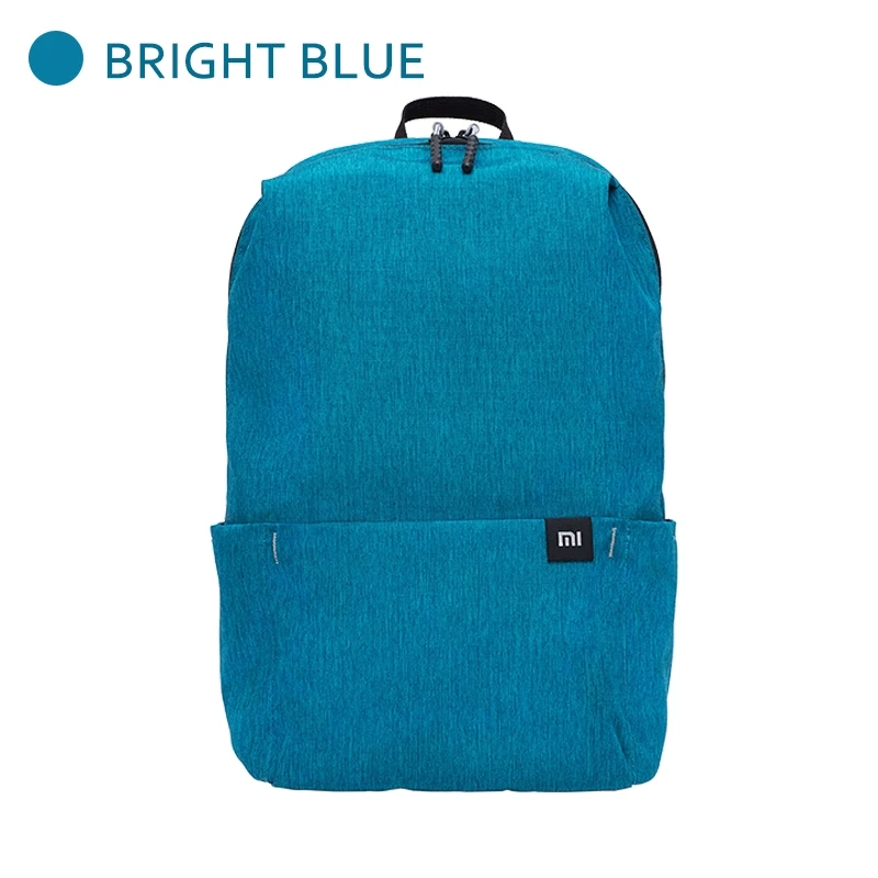 Bright blue Xiaomi официальный 10L рюкзак сумка водонепроницаемый 10 цветов досуг спорт маленький размер нагрудный пакет сумки унисекс для мужчин женщин и детей - Цвет: Bright blue