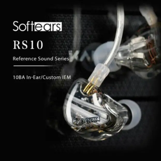 Наушники SoftEars RS10 10BA IEM 10 сбалансированные арматурные флагманские наушники
