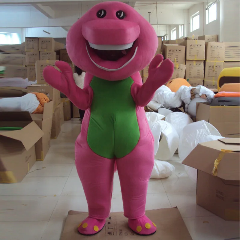 Мультяшный Динозавр талисман костюм пушистые костюмы Косплей Вечеринка платье