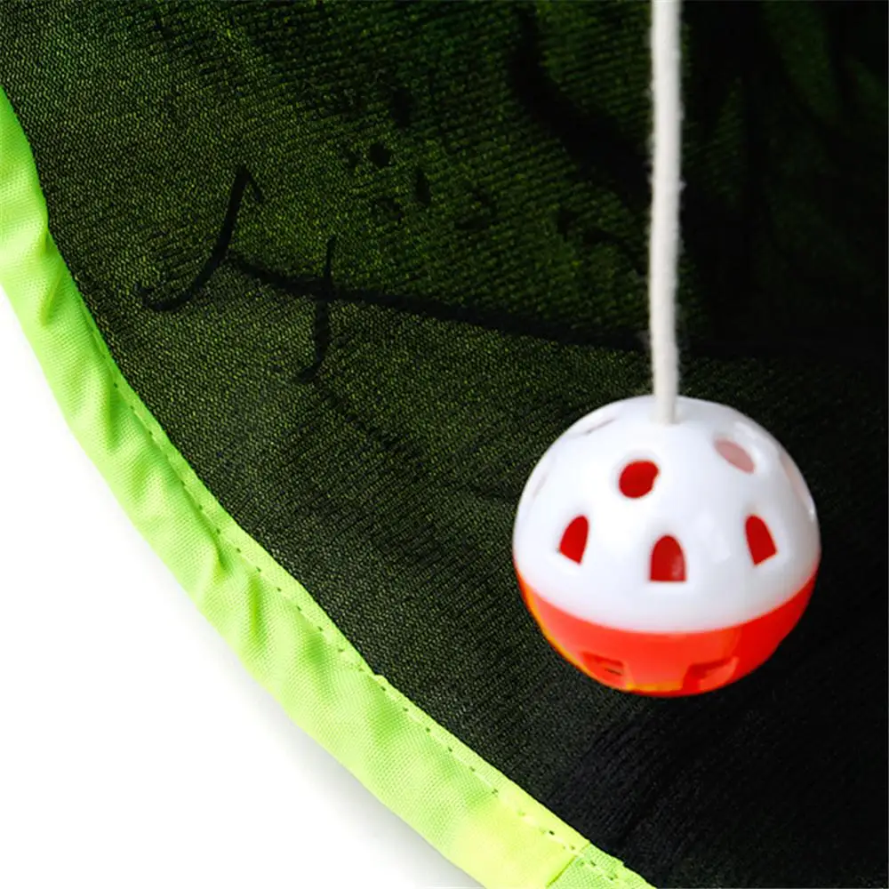 

Cat Tunnel Toy Collapsible Crinkle Kitten Toys Puppy Ferrets Rabbit Dog Game Chat Tunnel Funny Pet 2 Holes Play Tubes Balls