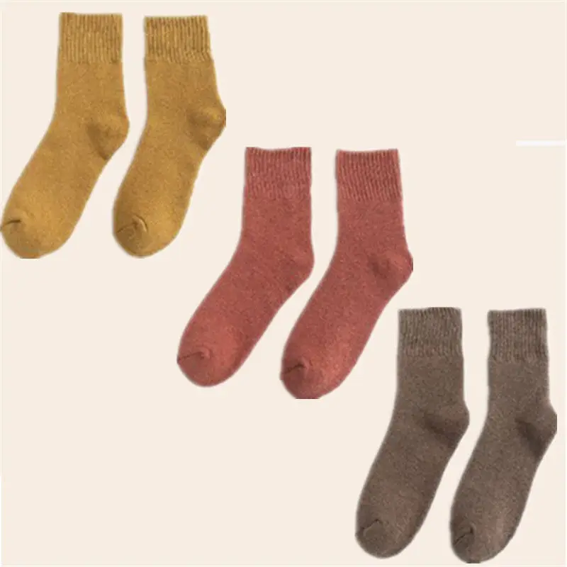 

2020 New Japanese Harajuku Socks Autumn Winter Warm Men's Socks Thicke Terry Breathable High Quality Casual Business Socks Male