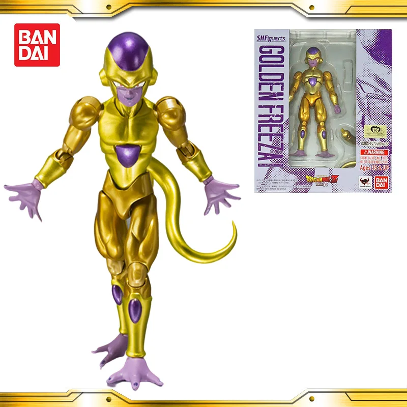 Оригинальный BANDAI Dragon Ball Z Супер сайян Жемчуг дракона Golden Frieza Действие ПВХ