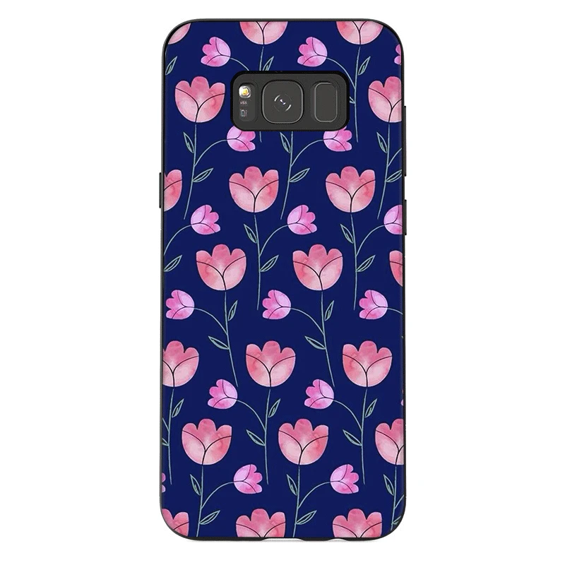 Чехол для телефона samsung J6 A70 A60 A50 A40 A20 A30 A10 A7 A6 A5 A3 A8 A9 крышка красивый цветок |