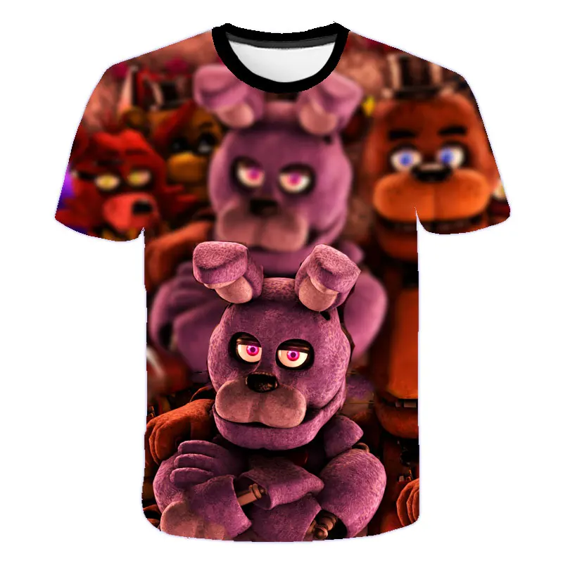 Летняя одежда для мальчиков футболка с коротким рукавом и забавная 3D