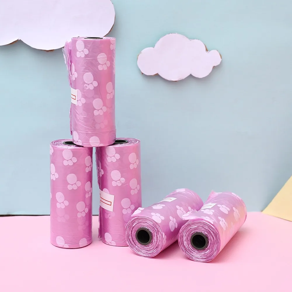 5 рулонов вакуумный упаковщик для сбора собачьих Pet мешок корма собак/кошек мешки