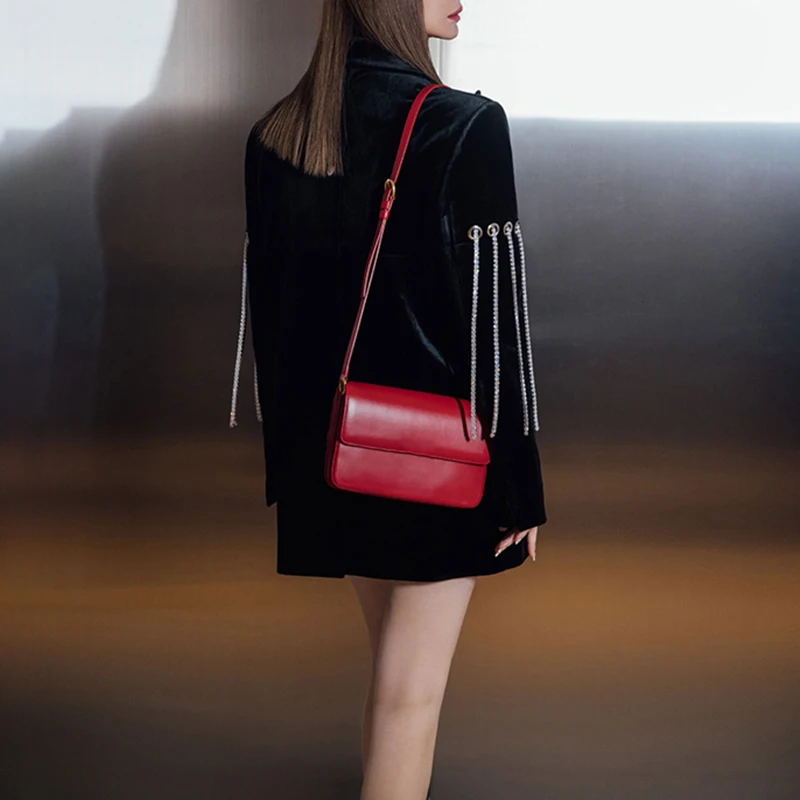 Женский блейзер с длинным рукавом VGH Черный Повседневный свободный пиджак