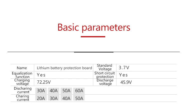 3,7 в Li-ion17S 60 в 30A 40A 50A 60A 18650 PCM плата защиты батареи BMS PCM с сбалансированным литий-ионным модулем литиевой батареи