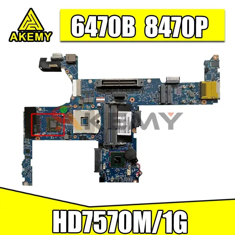 

686039-001 For HP ProBook 6470B 8470W 8470P Laptop Motherboard 6050A2470001-MB-A04 HD7570M / 1G 100% fully tested