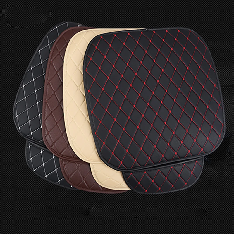 

Car Seat Cover Cushion Protector Automobiles PU Leather Universal Four Seasons Protect Set Chair Mat Auto Interior Accessories
