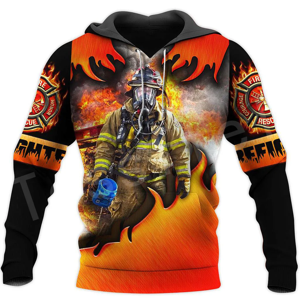 

Tessffel Firefighter Suit Firemen Hero Harajuku Streetwear Longe sleeve NewFashion 3DPrint Zipper/Hoodies/Sweatshirts/Jacket N-6
