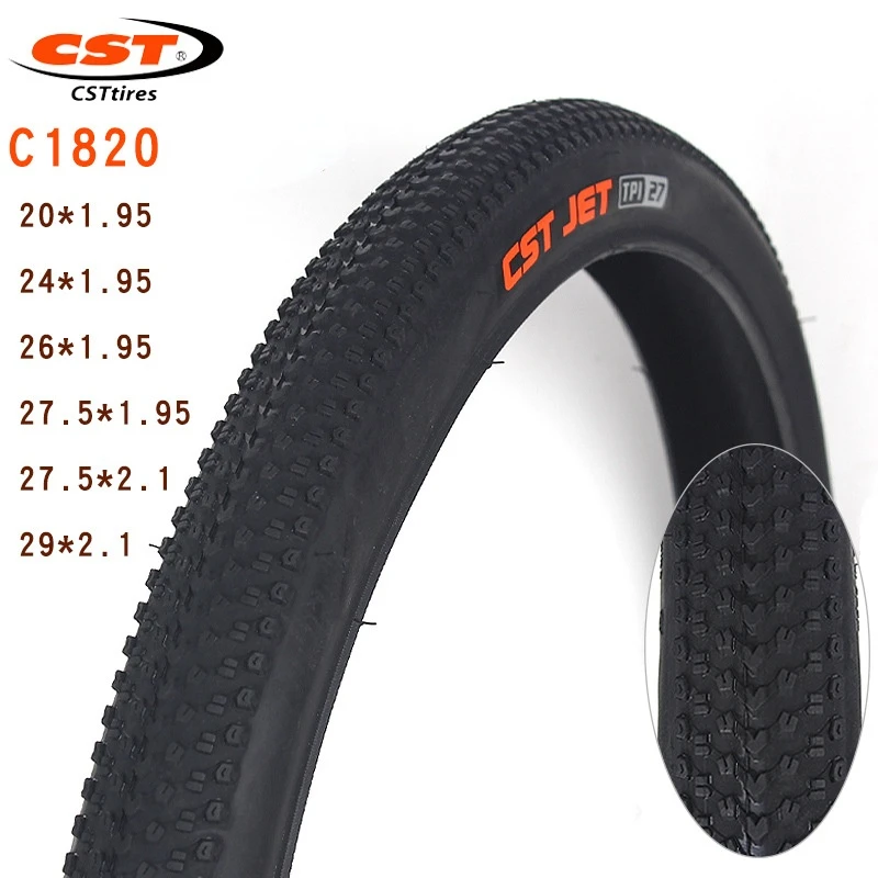 CST Bicycle Tires for 20/24/26/27.5/29 Road Mountain Bike 1.95/2.1/2.35 MTB Tire Ultralight Outer Accessories 1 PC | Спорт и