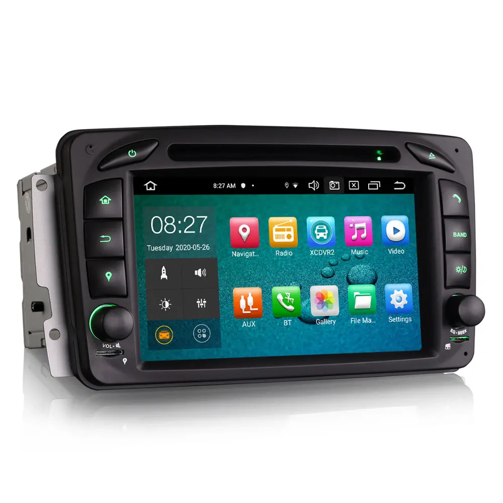 7 &quotAndroid 10 0 OS автомобильный DVD Мультимедиа GPS радио плеер для Mercedes Benz Viano/Vito W639 2004 2006