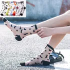 Носки женские кружевные, тонкие, из кристально прозрачные носки шелка, 1 пара