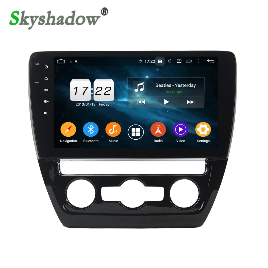DSP ips Android 9 0 4 Гб 32 Восьмиядерный автомобильный dvd плеер для VW Sagitar 2015 2016 gps карта RDS