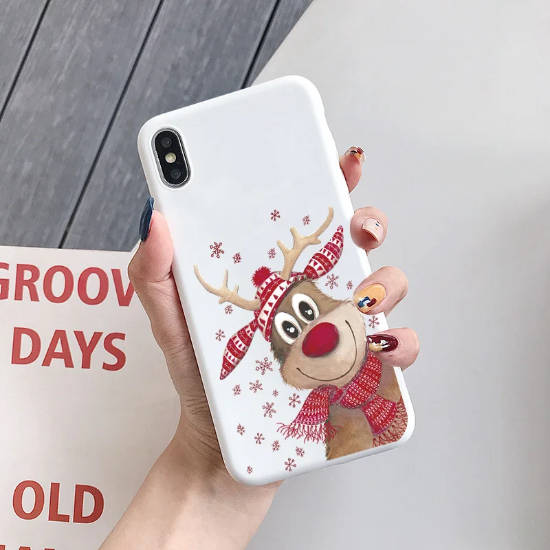 Kbd-sdbdylu Чехол с рисунком на год и Рождество для iPhone 11 Pro XS Max X XR, Мягкий Силиконовый ТПУ матовый чехол для iPhone 6, 6 S, 7, 8 Plus, 5 5S, чехлы - Цвет: Kbd-sdbdylu