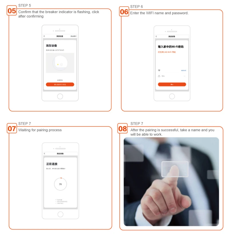 Умный WIFI автоматический выключатель 2P IoT воздушный Smart Life/Tuya APP Control Swtich совместим