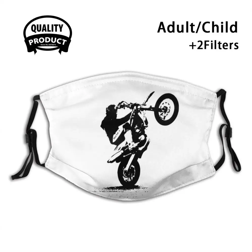 

Маска для мотоциклиста с фильтром и защитой от пыли, для девочек и мальчиков, для подростков