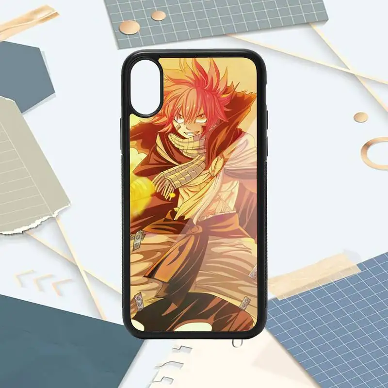 

Anime Natsu Fairy Tail Lucy Phone Case PC for iPhone 11 12 pro XS MAX 8 7 6 6S Plus X 5S SE 2020 XR