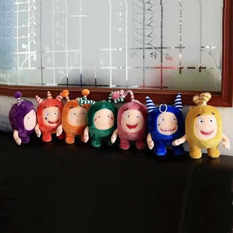 35 см Oddbods Newt Buuble Pogo Zee Jeff Fuse Slick плюшевые куклы мягкие игрушки для детей