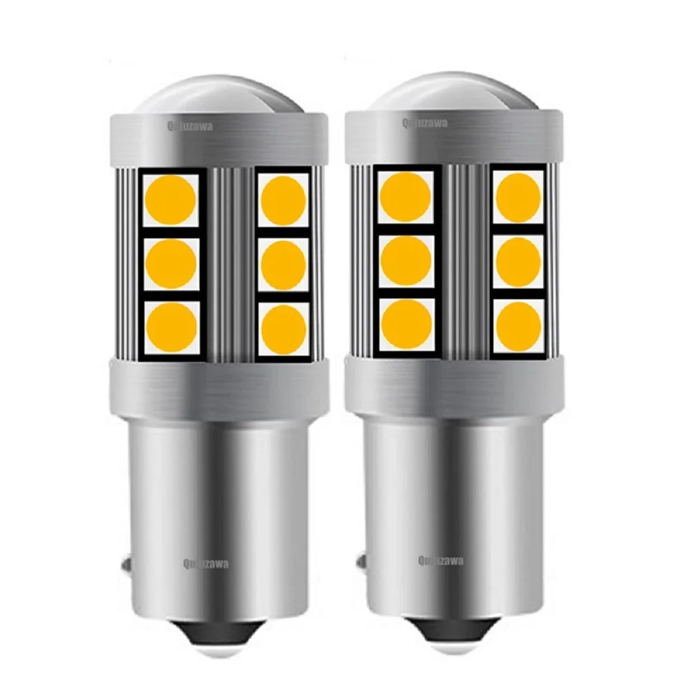 2 шт. Автомобильные светодиодные индикаторы поворота 1156PY 7507 PY21W BAU15S 3030|led car interior