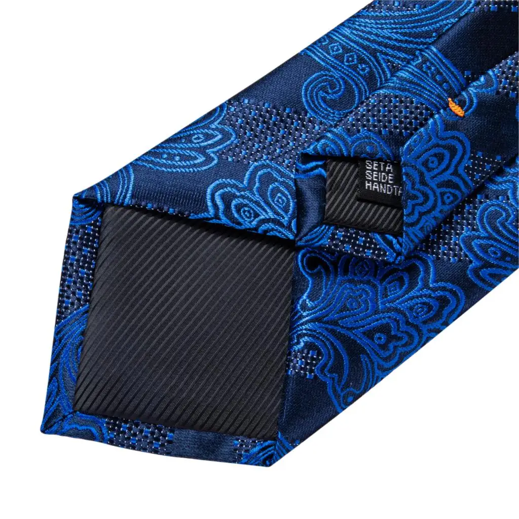 Мужской галстук темно синий цветочный однотонный качественный Свадебный для