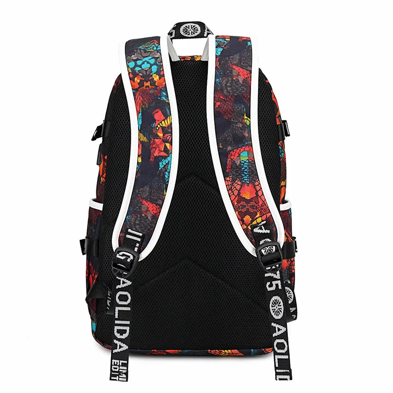 Новинка мужские школьные сумки водонепроницаемый рюкзак с зарядкой через usb для