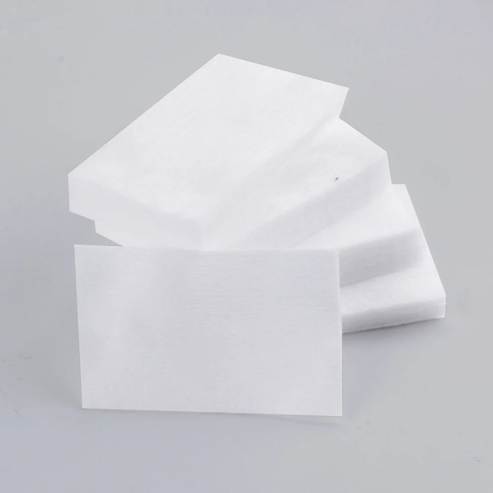 Гель лак для нейл арта хлопковый коврик обезжиривания ногтей безворсовые