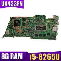 ux433fn motherboard w i5 8265u8gbram mx150 v2g for asus zenbook ux433fn ux433f u4300f ux433fa laotop mainboard 100 test