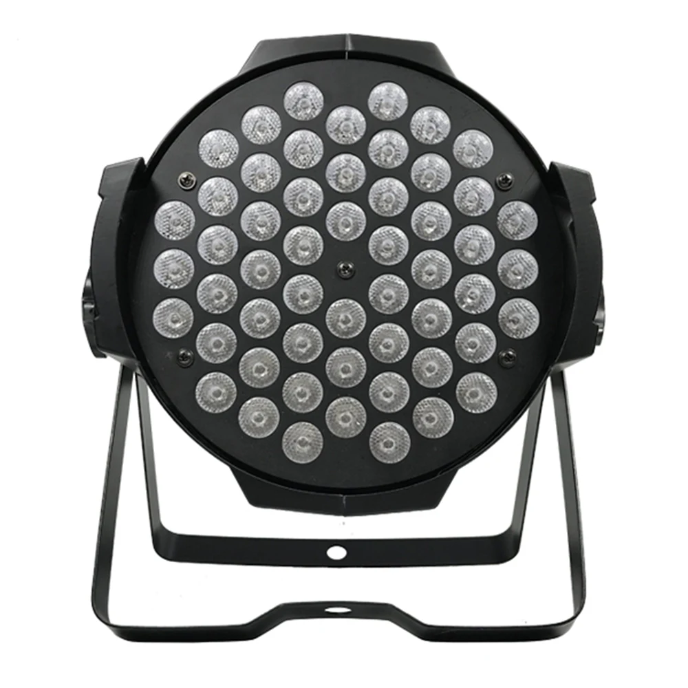 8 шт./54x3 вт светодиодный светильник par rgbw + f плоский чехол led dmx512 профессиональное