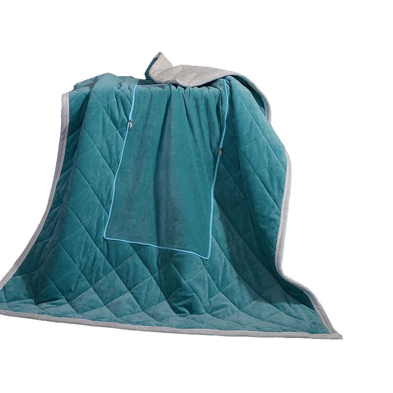 Подстилка подушка 2 в 1 теплый однотонный красный серый складной пэчворк из