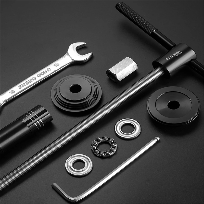 

1 Set Bicycle Double Side Airplane Releaser MTB Road Bike Headset / Bottom Bracket BB Install Aluminum Press-in Tool