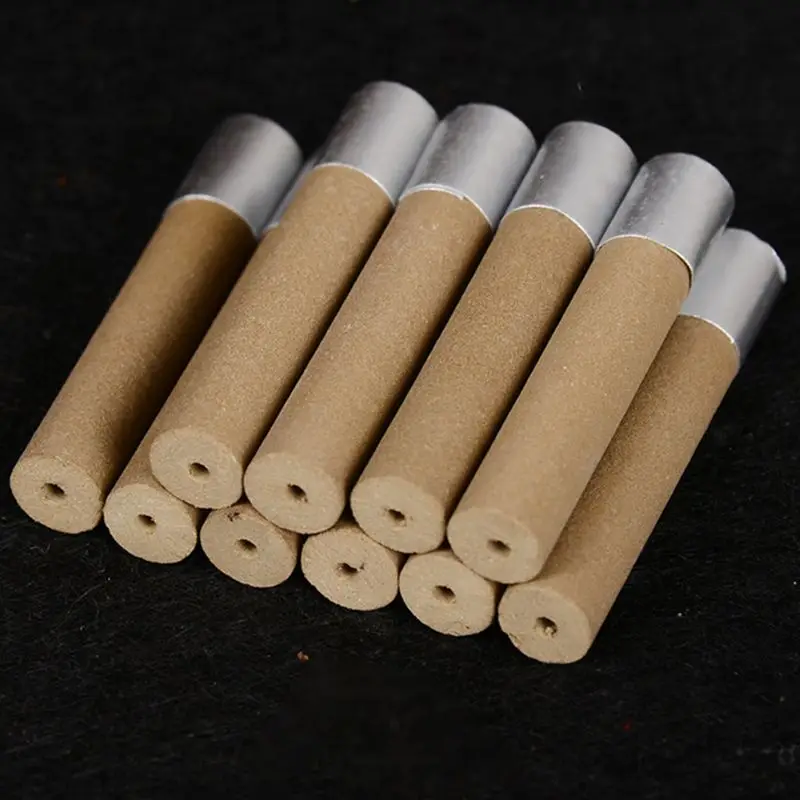 

10Pcs/Box 10Pcs/Box 35x7mm Five Years Old Thick Moxa Rolls Chinese Traditional Roller Stick Burner With Foil Moxibustion Massage